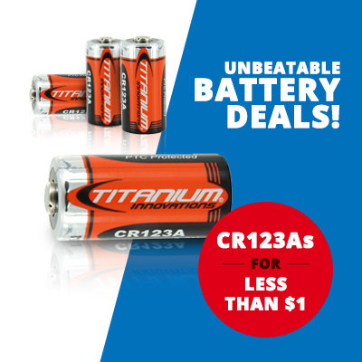 Titanium CR123As Banner