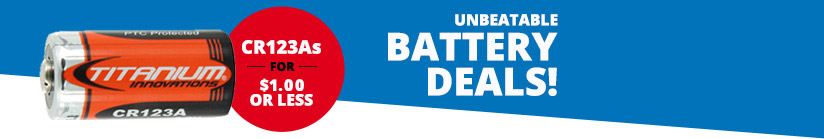 Titanium CR123As Banner